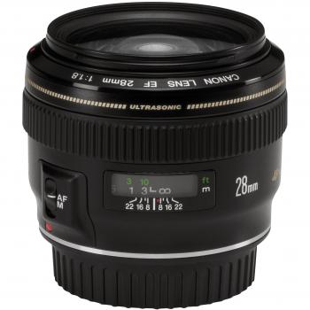 Canon 2510A010AA EF 28mm f/1.8 USM Lens - Filter Size - 58mm