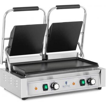 Máquina de Panini Tostadora Doble Eléctrica Suave 3600W Profesional