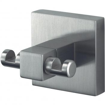 Haceka Mezzo Tec Gancho Doble, Acero Inoxidable, Gris, 5.3x5x5.5 cm