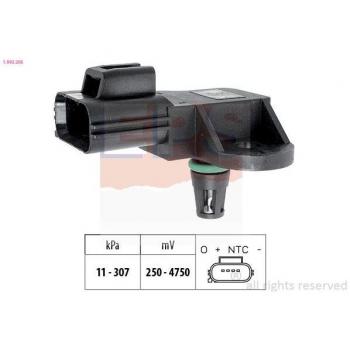 Sensor de presión de aire EPS 1.993.205 con adaptación a la altura y sensor de presión del colector de admisión