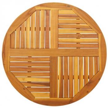 vidaXL Round Table Top Ø90x2.2 cm Solid Acacia Wood