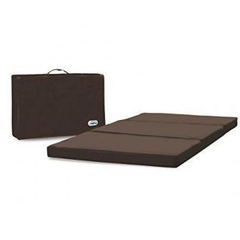 Asalvo 151120 - Colchón para cuna de viaje, color chocolate