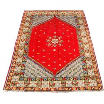 Alfombra Oriental Turca Hecha a Mano Melas 237x170 cm con Certificado de Autenticidad