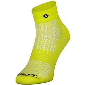 Scott Calcetines Cortos Performance Quarter Amarillo - Calcetines cortos, diseño de rendimiento, color amarillo, ideales para actividades deportivas