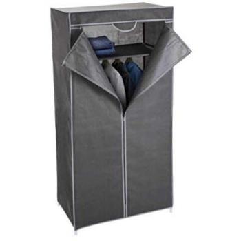 Ultra Clean Guardarropa Textil, 75 x 45 x 160 cm, Gris Oscuro