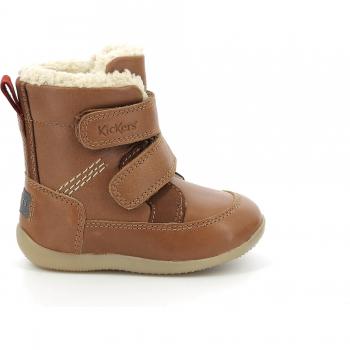 Botas de Niña y Niño KICKERS 909770-10 BAMAKRATCH CUIR 114 CAMEL