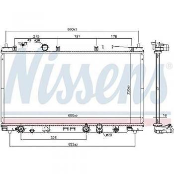Nissens 68153 Refrigerantes del Motor