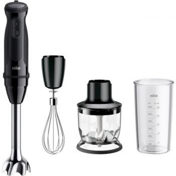 Batidora de Mano Braun MultiQuick 5 MQ50202MBK con 3 Accesorios y 21 Velocidades