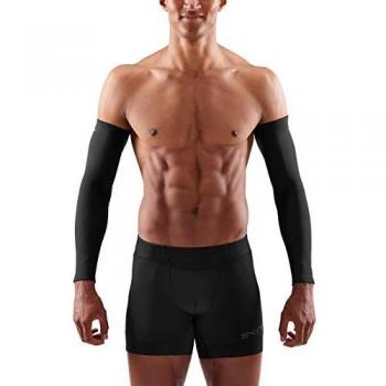 SKINS Men Essentials - Mangas térmicas, Color Negro, Talla Grande