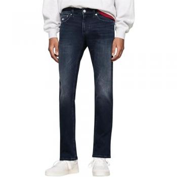 Tommy Jeans Mens Sacnton Slim Fit Jeans - Denim Dark - 32W x 34L