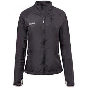 Izas Isona Chaqueta de Running, Mujer, Negro