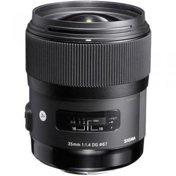 Sigma 340306 35mm F1.4 DG HSM Lens for Nikon - Black