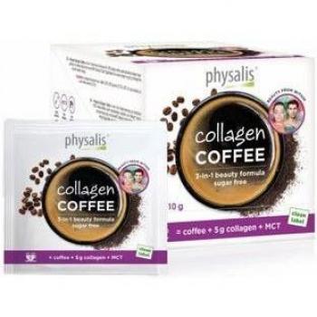 Physalis Collagen Coffee 12x10g - Café Molido Enriquecido con Colágeno Tipo I y Ácidos Grasos de Cadena Media (MCT)