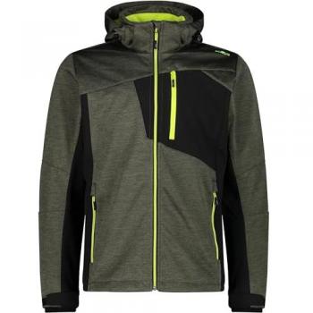 Chaqueta Softshell Verde para Hombre CMP con Capucha y Cierre 33A1787