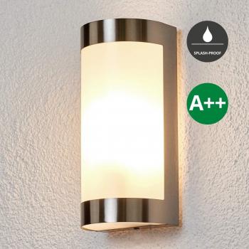 Lámpara de Pared Exterior Alvin de Acero Inoxidable IP 44, Moderna, E27