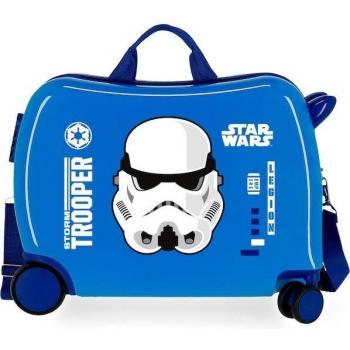 Maleta Infantil Cabina Star Wars Stormtrooper Azul 2 Ruedas Multidireccionales Rígida 34L