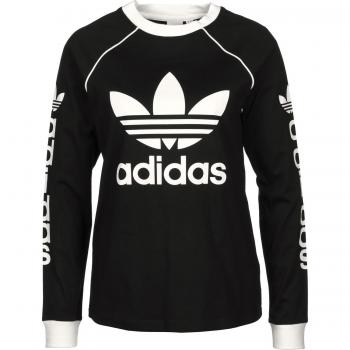 Adidas OG Longsleeve Camiseta, Mujer, Negro, 44