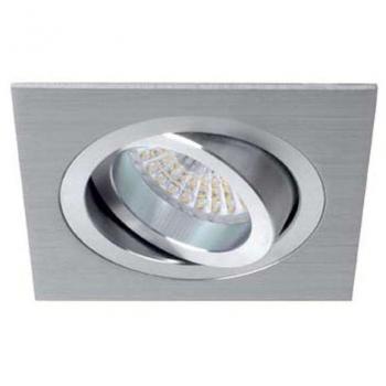 Aro Empotrable Cuadrado Orientable 704D-05 Jiso Aluminio 92x92mm