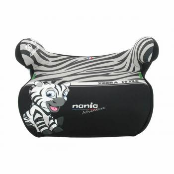 Silla para el Coche Nania Cebra - Grupo 0+/1, Homologación Europea, Reposacabezas ajustable, Arnés de seguridad de 5 puntos, Instalación con cinturón de seguridad o sistema ISOFIX