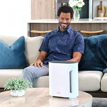 Pure Enrichment True HEPA UV-C Air Purifier with 3-Stage Filtration for Allergies and Smoke Relief