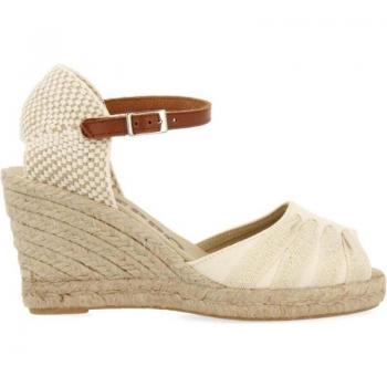 Gioseppo 69204 Alpargatas Altevik para mujer en blanco de piel vegana y sandalias de mujer Gioseppo sandalias cua de yute 69204 beige
