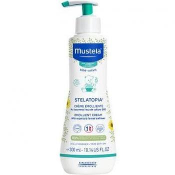 Mustela Stelatopia Emollient Cream with Sunflower Oil Distillate 400ml Pump Dispenser
