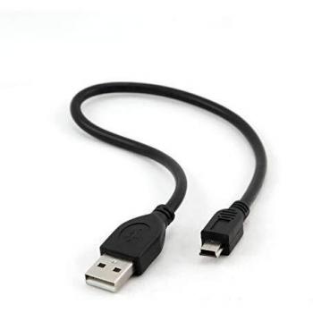 Gembird 0.3m USB 2.0 A to Mini USB B (5pin) Cable - Black