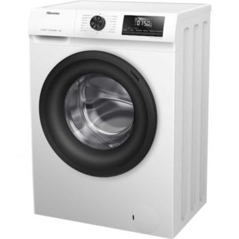 Hisense WFQP9014EVM - Lavadora con Vapor, Eficiente Motor Inverter, Carga Frontal 9 Kg, 1400 rpm, 16 Programas, Control de balanceo inteligente del tambor, Display LED, Programa rápido
