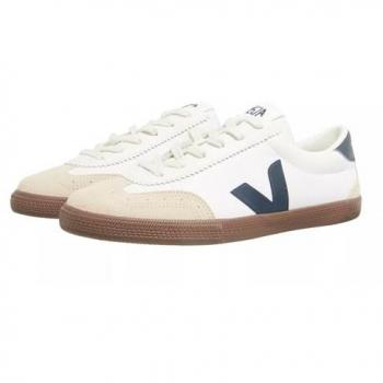 VEJA Volley Sneakers - White/Nautico/Bark, Women's Size 38