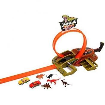 Pista LOOPING Dino C/2 Coches Y Lanzador