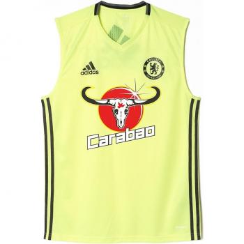 adidas Chelsea Sl Jsy - Camiseta para hombre, color amarillo / negro / rojo, talla XL