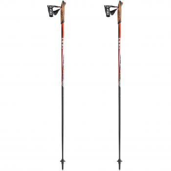 LEKI Wanderstock Flash Trigger 1 - Bastón de marcha nórdica, color negro, talla 130
