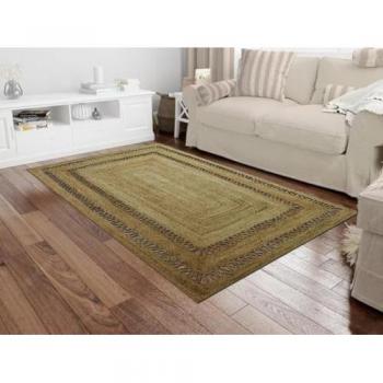 Alfombra Trenzada de Yute 100% Natural - 200 x 290 cm - JARAVI
