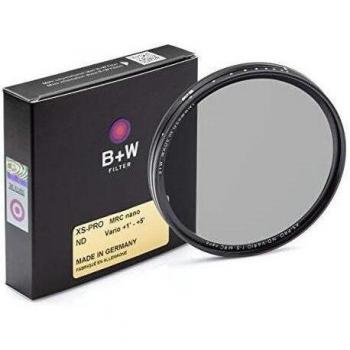 B+W XS-Pro Vario ND MRC Nano Filter 58mm (0.3 to 1.5 - 1 to 5 stops)