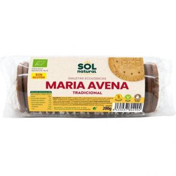 Galletas María de Avena Ecológicas 200g Solnatural