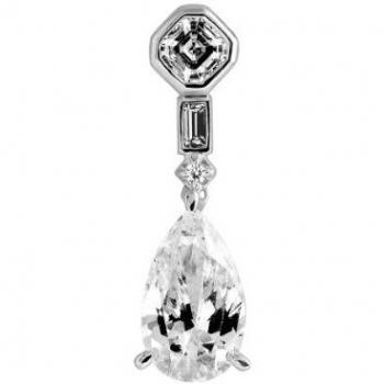 Diamonfire Bridal - Colgante de Plata de Ley con circonita
