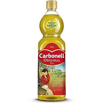 Carbonell - Aceite de Oliva Suave Original, 0.4 Grados, Pack de 3 Botellas de 1 Litro Cada Una