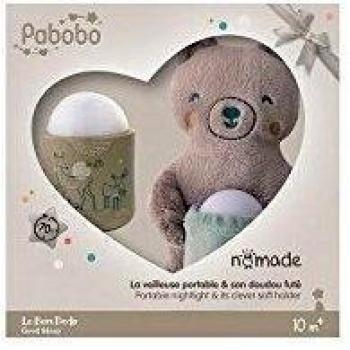 Pabobo - Estuche regalo con luz nocturna y sonido Doudou Fute