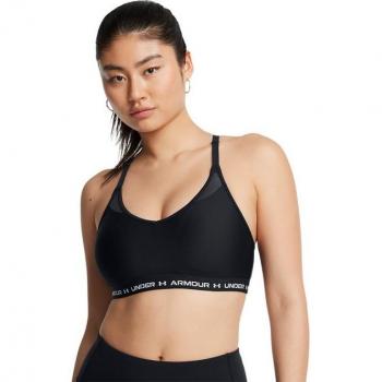 Sujetador deportivo Under Armour Ua Crossback Low Bra para mujer - Negro (XS)