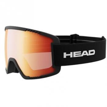 Máscara de Esquí Head Contex M rojo negro con lente FMR amarillo rojo espejada
