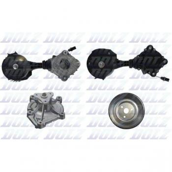 DOLZ Bomba de agua + kit de correa poli V KD173T para CITROËN C4, C4 Picasso, DS5, DS4, DS3 y PEUGEOT 207, 308, 5008