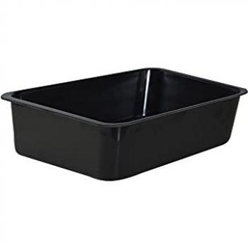 Bandeja de Melamina H80 Mediana (6 Uds) Color Negro - Denox-Famesa