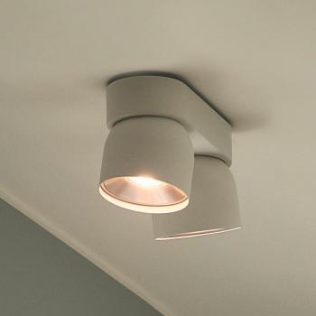 Downlight Pitcher GU10 2 luces metal blanco