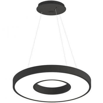 LEDBOX Lámpara colgante BERING 40W en color negro con regulador Triac, diámetro de 60cm y luz blanca neutra - Lámpara suspendida LEDBOX