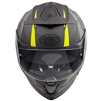 Premier Casco Integral Devil GT Y BM Negro-Gris-Amarillo XL