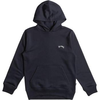 Sudadera con capucha Billabong Arch para niños, color azul oscuro y blanco, talla XL