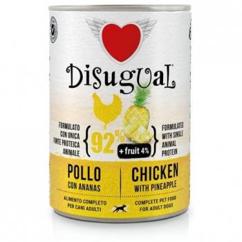 Disugual Comida Húmeda Fruit de Pollo con Piña para Perros Adultos - 150 GR