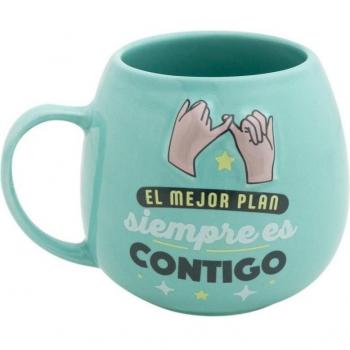 Taza Mr. Wonderful El mejor plan siempre es contigo