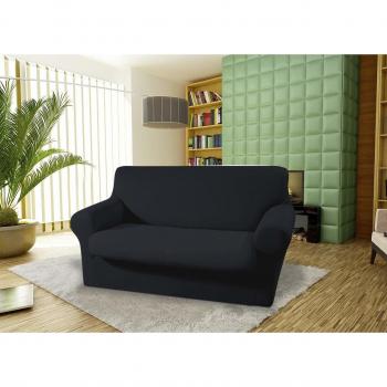 Funda de Sofá 3 Plazas Magic Color Negro, Tamaño 150x210 cm