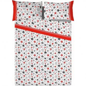 NATURALS - Juego de Sábanas Infantil Estampadas Primavera Verano 3/4 Piezas - 50% Algodón 50% Poliéster Extra Suave - Cama 90/105 - ROD